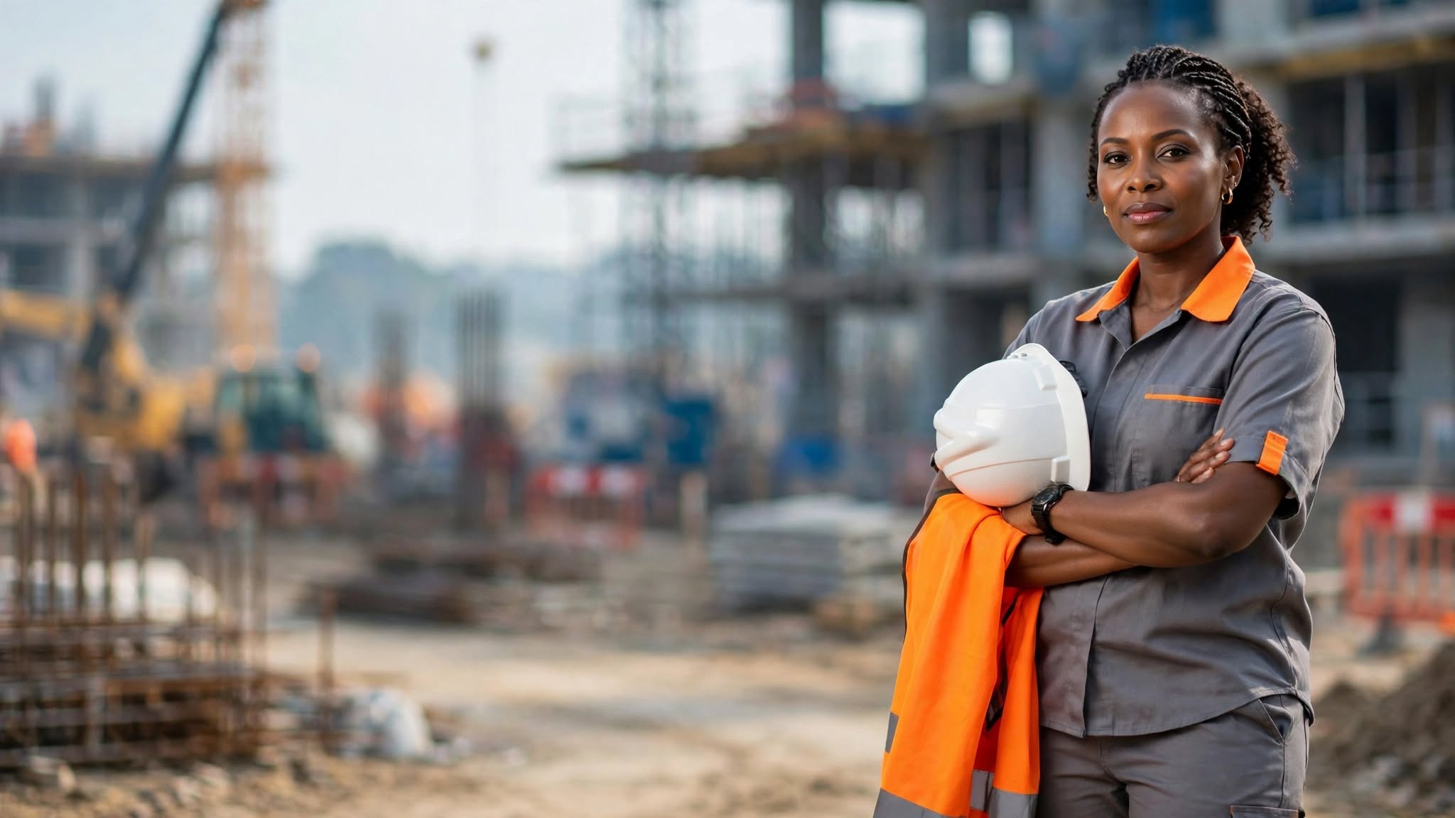 Tamu Projects professional overseeing a construction site