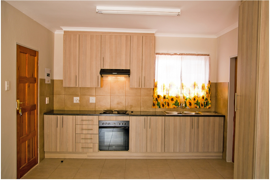 Kitchen inside a Pallicades home